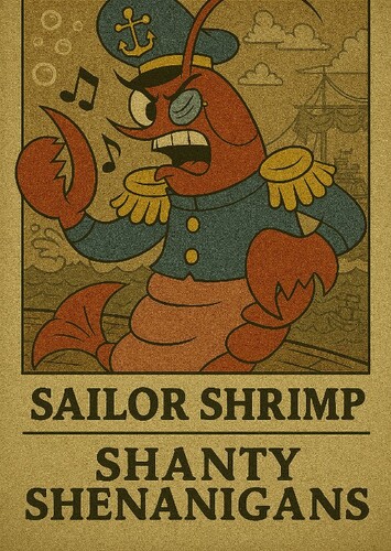 Sailor Shrimp in "Shenanigan Shanty"