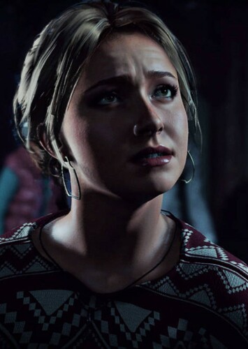 Samantha Giddings in Until Dawn : The Movie 