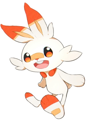 Scorbunny (young Cinderace)