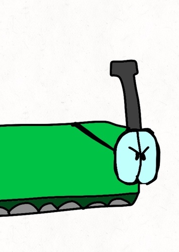Seafoam Green Train