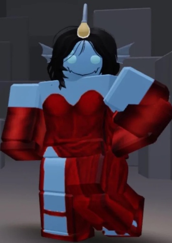 Sebastian Solace in a Red Dress