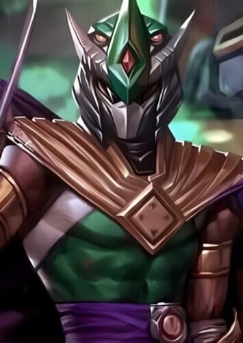 Shredder (As an Evil Green Power Ranger)