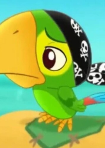 Skully The Pirate Parrot