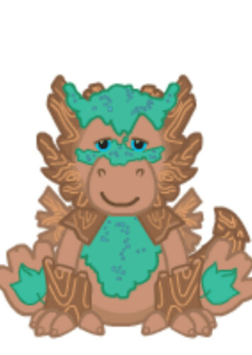 Sleepy Woodland Dragon