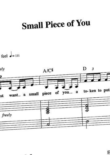 Small Piece of You - Sara Groves