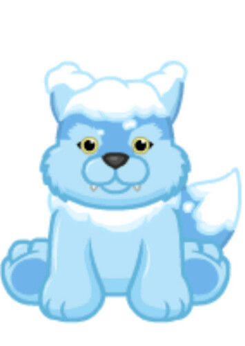 Snowy Summit Wolf