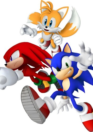 Sonic, Tails, and Knuckles