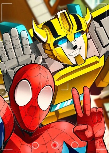 Spider-Man and Bumblebee