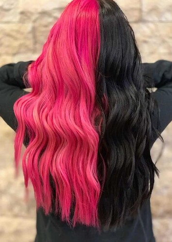 Split-Dye Hair Color