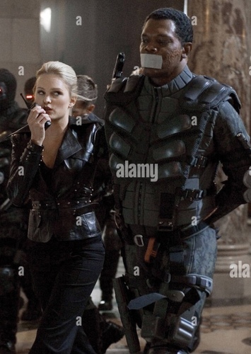 Sunny Mabrey and Samuel L. Jackson
