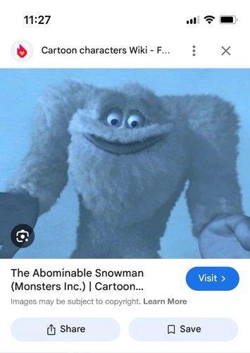 The abominable snowman