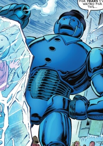 The Blue Snowman