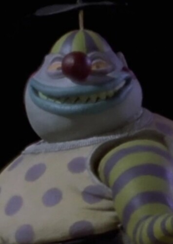 The clown with the tear away face