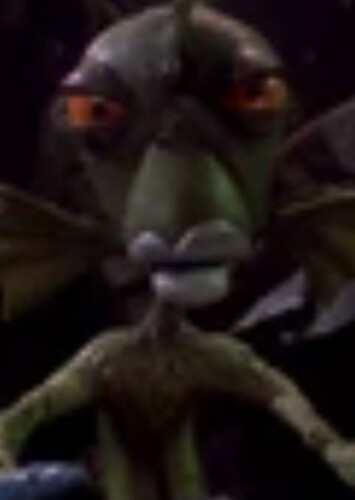 The creature from the black lagoon