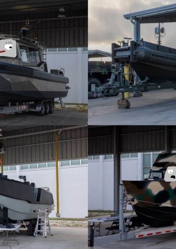 The military boats