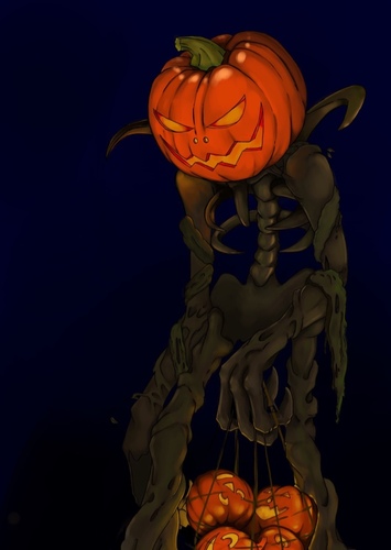The pumpkin man