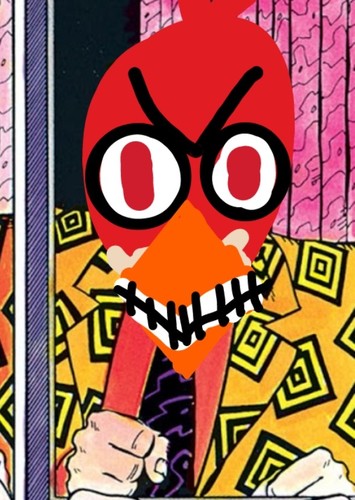 The Red bird mask