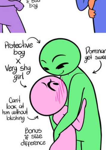 The shy girl + Protective bf