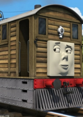 Toby in The Fastest Red Engine on Sodor