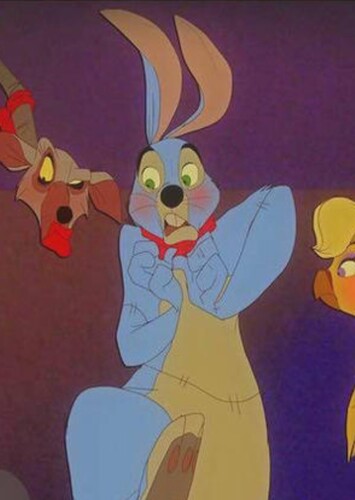 Toy Bonnie in Don Bluth's Five Nights at Freddy's (1990's)