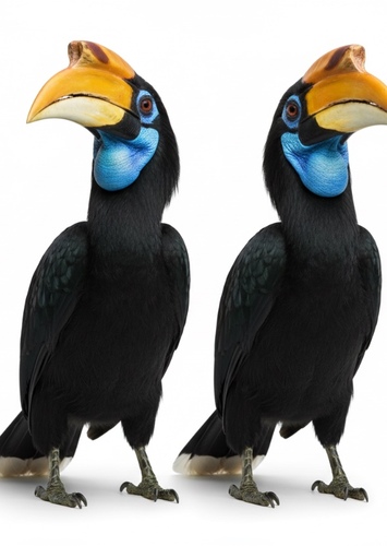 Two blue birds
