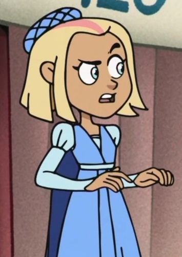 Unnamed girl with pink streak