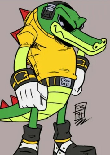 Vector "Cage" The Crocodile