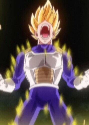 Vegeta in Dragon Ball Z (90's American Dub)
