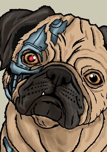 Wade The Cyber-Pug