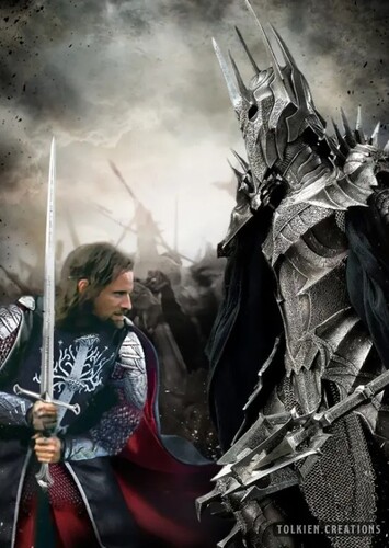 What if Sauron fought Aragorn in the Final Battle?