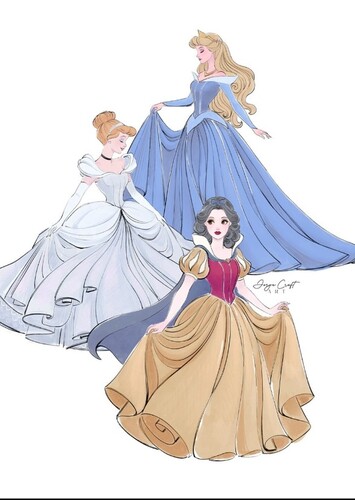 What if Snow White, Cinderella, and Sleeping Beauty were connected?