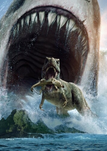 What if The Meg was in Jurassic Park/World?