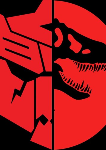 What if Transformers fought in Jurassic Park?