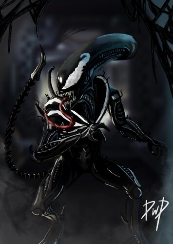 What if Xenomorphs were infected with the Symbiote?
