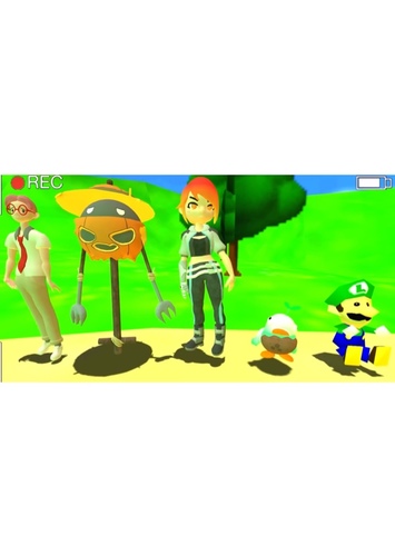 Whimpu, Rob, Belle, Jub Jub and Luigi Doll