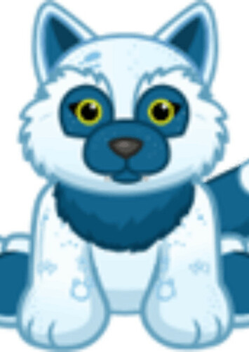 White Cosmic Wolf