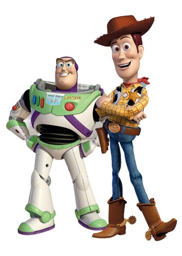 Woody and Buzz Lightyear