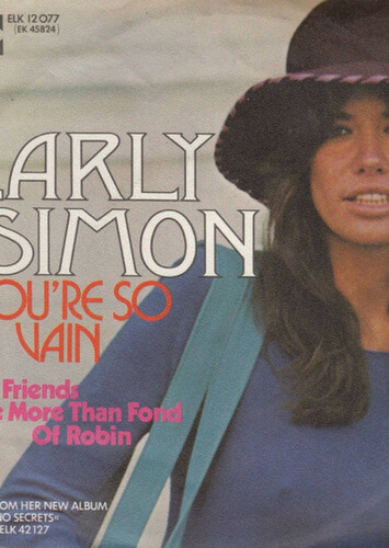 You're So Vain - Carly Simon Fan Casting for Popular songs that remind ...