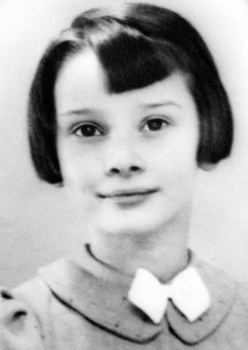 Young Audrey Hepburn