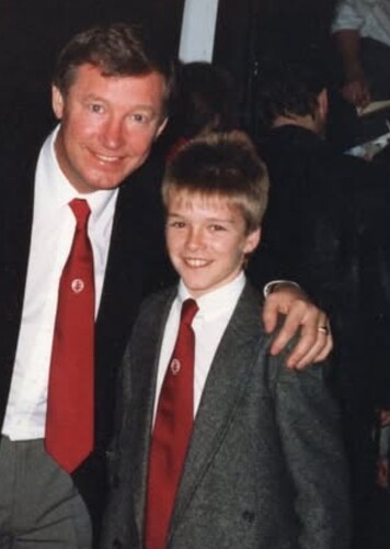 Young David Beckham