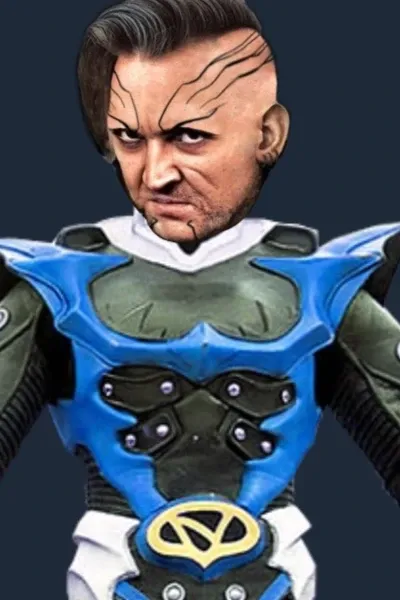 Axe The Psycho Blue Ranger