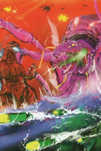 Godzilla Jr. vs Leviathus: Great Naval Battle