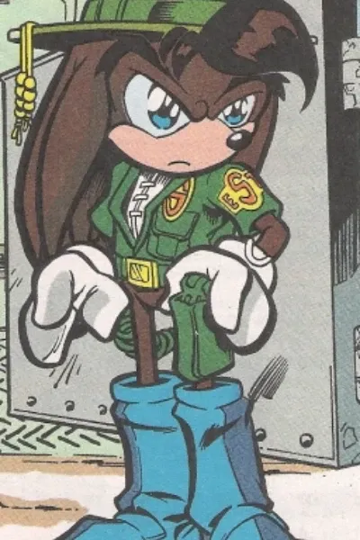 Constable Remington the Echidna