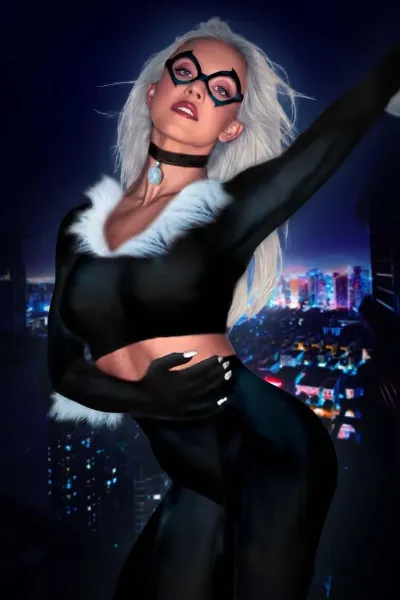 Black cat photo 1