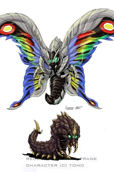 Godzilla and Mothra vs Gigamoth