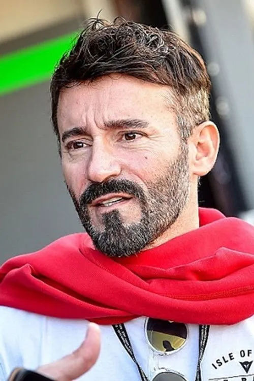 Angry MotoGP biker