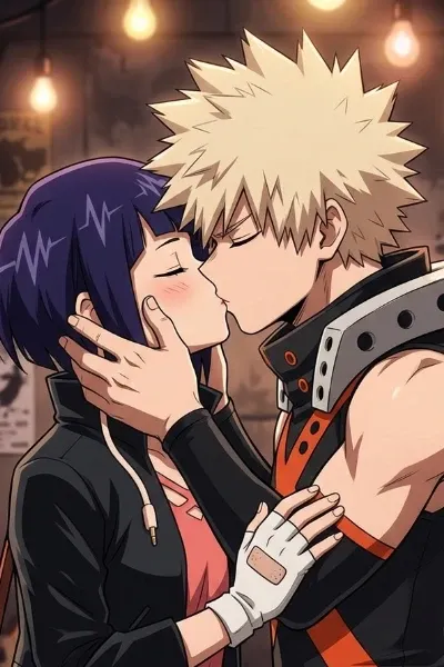 Katsuki Bakugo and Kyoka Jiro
