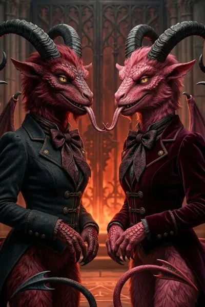 Ruby and Andesine (Emma Reese & Rosie)
