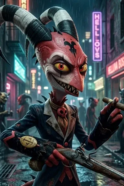 Blitzo (Helluva Boss Live-Action) photo