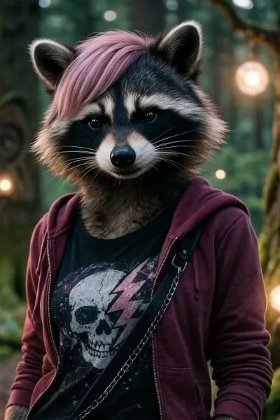 Rosie the Raccoon photo
